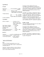 Preview for 3 page of Telex RadioCom TR-80N Owner & User Manual