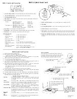 Preview for 1 page of Telex RKP-4 Quick Start Card