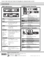 Preview for 2 page of Telex SAFE-1000 Specifications