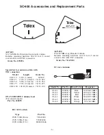 Preview for 6 page of Telex SC-600 Instruction Sheet