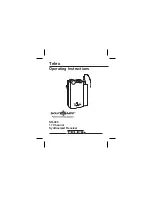 Preview for 1 page of Telex SR-400 Operating Instructions Manual