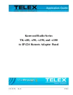 Telex TK-150 Series Application Manual preview