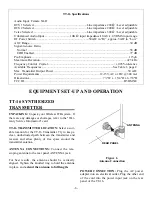 Предварительный просмотр 8 страницы Telex TR-16 Operating Manual