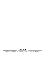 Предварительный просмотр 17 страницы Telex TR-16 Operating Manual