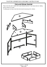 Предварительный просмотр 3 страницы Telford CORNER DESK Assembly Instructions Manual