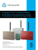 Предварительный просмотр 1 страницы Telguard TG-7 Series Installation & Operating Manual