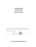 Teli CS8531 Operation Manual preview