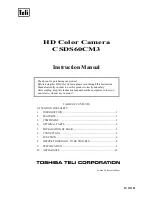 Teli CSDS60CM3 Instruction Manual предпросмотр