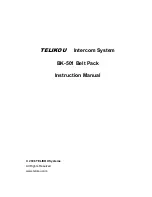 Предварительный просмотр 1 страницы Telikou BK-501 Instruction Manual