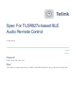 TELink TLSR827 Series Manual preview