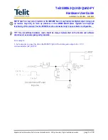 Предварительный просмотр 8 страницы Telit Communications GM862-QUAD Hardware User'S Manual