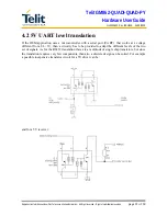 Предварительный просмотр 21 страницы Telit Communications GM862-QUAD Hardware User'S Manual