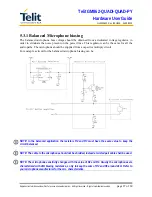 Предварительный просмотр 27 страницы Telit Communications GM862-QUAD Hardware User'S Manual