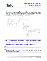 Предварительный просмотр 28 страницы Telit Communications GM862-QUAD Hardware User'S Manual