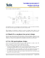 Предварительный просмотр 38 страницы Telit Communications GM862-QUAD Hardware User'S Manual