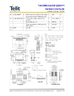 Предварительный просмотр 43 страницы Telit Communications GM862-QUAD Hardware User'S Manual