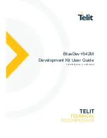 Preview for 1 page of Telit Wireless Solutions BlueDev+S42M User Manual