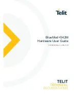 Telit Wireless Solutions BlueMod+S42M Hardware User'S Manual предпросмотр