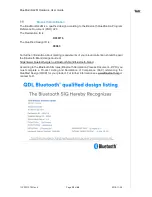 Предварительный просмотр 39 страницы Telit Wireless Solutions BlueMod+S42M Hardware User'S Manual