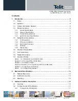 Предварительный просмотр 3 страницы Telit Wireless Solutions CC864-DUAL Hardware User'S Manual