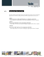 Предварительный просмотр 62 страницы Telit Wireless Solutions CE910-DC Hardware User'S Manual