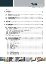 Предварительный просмотр 5 страницы Telit Wireless Solutions DE910-DUAL Reference Manual