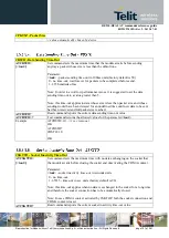 Предварительный просмотр 181 страницы Telit Wireless Solutions DE910-DUAL Reference Manual