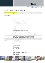 Предварительный просмотр 233 страницы Telit Wireless Solutions DE910-DUAL Reference Manual