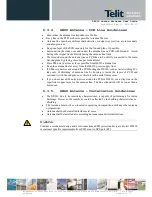 Preview for 44 page of Telit Wireless Solutions DE910 Series Hardware User'S Manual