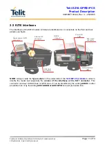 Preview for 11 page of Telit Wireless Solutions EZ10 Series Product Description