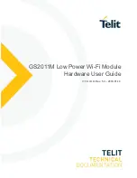 Telit Wireless Solutions GainSpan GS2011M Hardware User'S Manual предпросмотр