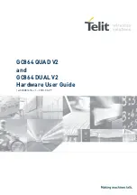 Preview for 1 page of Telit Wireless Solutions GC864-DUAL V2 Hardware User'S Manual