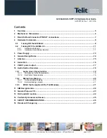 Preview for 3 page of Telit Wireless Solutions GC864-PY-C2 Hardware User'S Manual