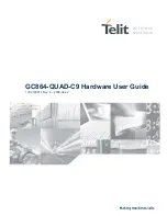 Preview for 1 page of Telit Wireless Solutions GC864-QUAD-C9 Hardware User'S Manual