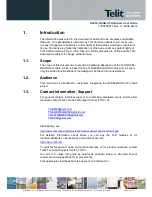 Preview for 4 page of Telit Wireless Solutions GC864-QUAD-C9 Hardware User'S Manual