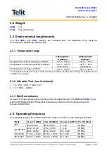 Preview for 11 page of Telit Wireless Solutions GC864 Series Product Description