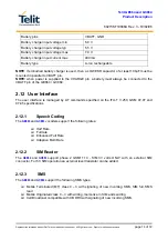 Preview for 14 page of Telit Wireless Solutions GC864 Series Product Description