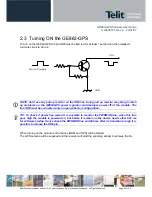 Preview for 9 page of Telit Wireless Solutions GE863-GPS Software User'S Manual