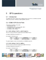 Preview for 91 page of Telit Wireless Solutions GE863-GPS Software User'S Manual