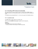 Preview for 100 page of Telit Wireless Solutions GE863-GPS Software User'S Manual