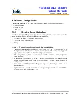 Preview for 11 page of Telit Wireless Solutions GE863-PY Pb balls Hardware User'S Manual