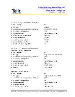 Preview for 41 page of Telit Wireless Solutions GE863-PY Pb balls Hardware User'S Manual