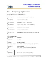 Preview for 55 page of Telit Wireless Solutions GE863-PY Pb balls Hardware User'S Manual