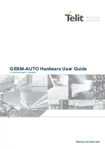 Telit Wireless Solutions GE864-AUTO Hardware User'S Manual preview