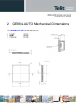 Предварительный просмотр 7 страницы Telit Wireless Solutions GE864-AUTO Hardware User'S Manual