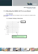Предварительный просмотр 52 страницы Telit Wireless Solutions GE864-AUTO Hardware User'S Manual