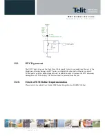 Предварительный просмотр 58 страницы Telit Wireless Solutions GE865 Hardware User'S Manual