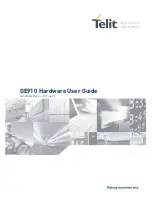 Предварительный просмотр 1 страницы Telit Wireless Solutions GE910 Hardware User'S Manual