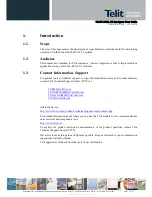 Preview for 9 page of Telit Wireless Solutions GL865-DUAL V3 Hardware User'S Manual