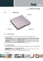 Предварительный просмотр 13 страницы Telit Wireless Solutions GM862 Series Product Description